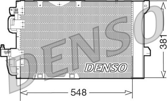 Denso DCN20005 - Конденсатор кондиционера autodif.ru