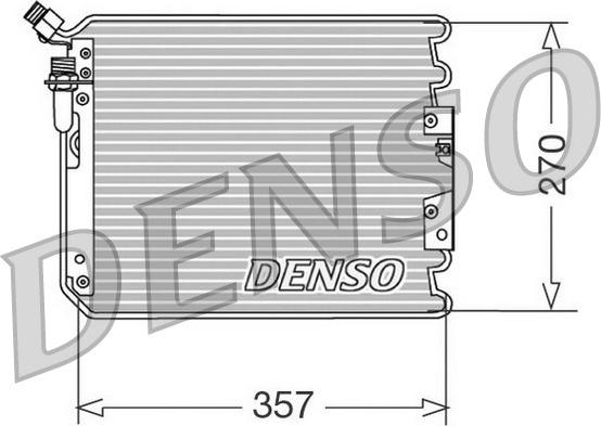 Denso DCN28001 - Конденсатор кондиционера autodif.ru
