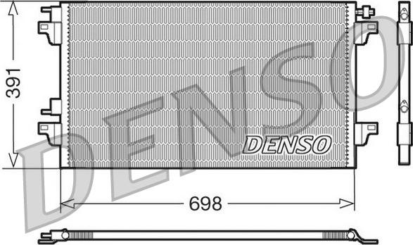 Denso DCN23015 - Конденсатор кондиционера autodif.ru