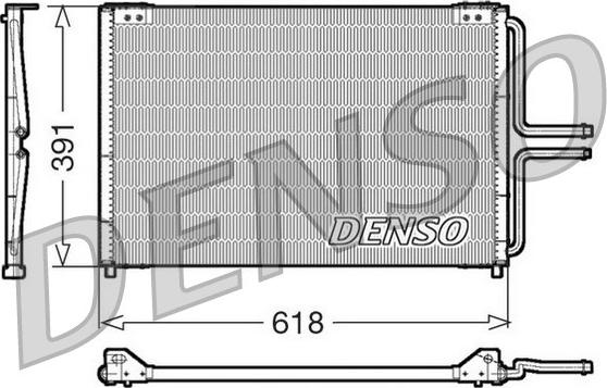 Denso DCN23020 - Конденсатор кондиционера autodif.ru