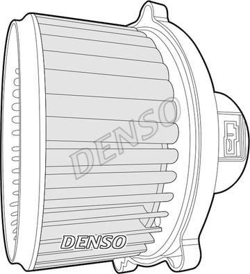 Denso DEA43008 - Вентилятор салона autodif.ru