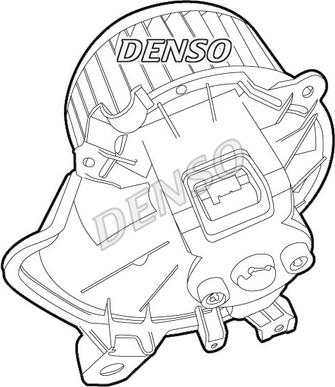 Denso DEA01010 - Электродвигатель, вентиляция салона autodif.ru