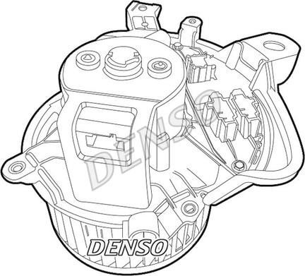 Denso DEA01011 - Вентилятор салона autodif.ru