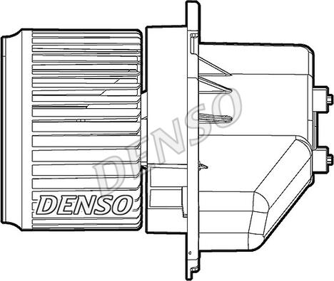 Denso DEA13004 - Вентилятор салона autodif.ru