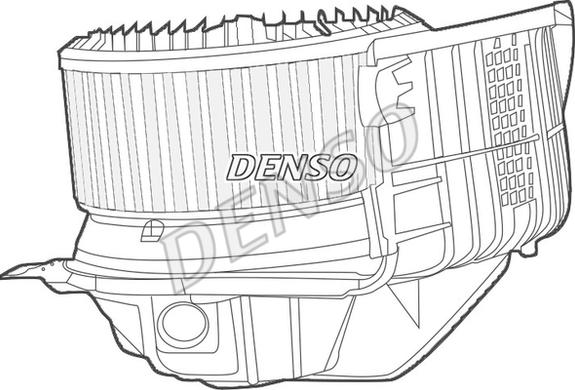 Denso DEA23012 - Вентилятор салона autodif.ru