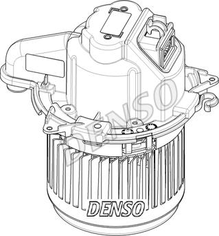 Denso DEA23023 - Вентилятор салона autodif.ru