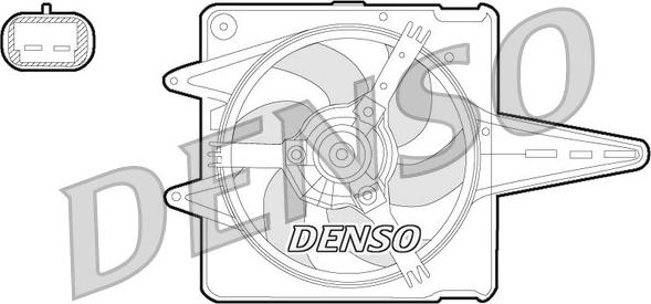 Denso DER09056 - Вентилятор, охлаждение двигателя autodif.ru