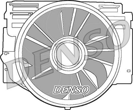 Denso DER05007 - Вентилятор, охлаждение двигателя autodif.ru