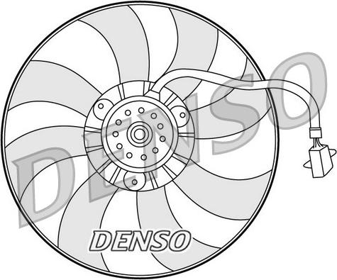 Denso DER32007 - Вентилятор, охлаждение двигателя autodif.ru