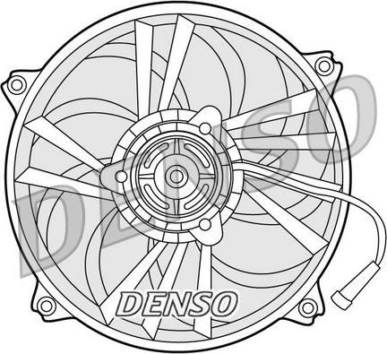 Denso DER21014 - Вентилятор, охлаждение двигателя autodif.ru