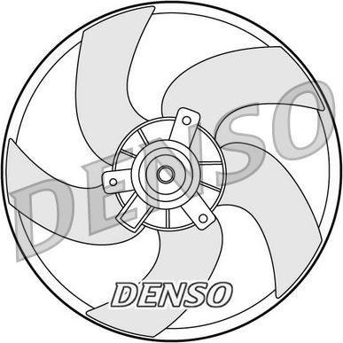 Denso DER21011 - Вентилятор, охлаждение двигателя autodif.ru