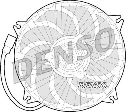 Denso DER21017 - Вентилятор, охлаждение двигателя autodif.ru