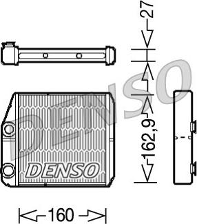Denso DRR09035 - Теплообменник, отопление салона autodif.ru