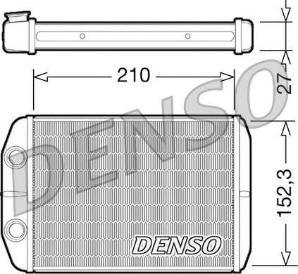 Denso DRR09073 - Теплообменник, отопление салона autodif.ru