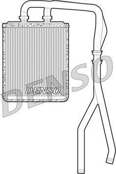 Denso DRR12010 - Теплообменник, отопление салона autodif.ru