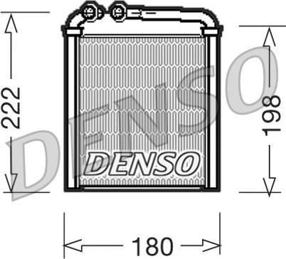 Denso DRR32005 - Теплообменник, отопление салона autodif.ru