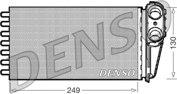 Denso DRR21001 - Теплообменник, отопление салона autodif.ru