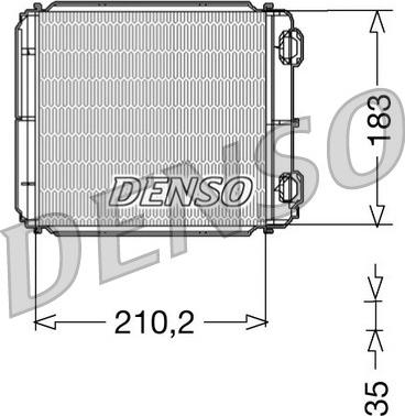 Denso DRR23018 - Теплообменник, отопление салона autodif.ru