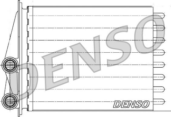 Denso DRR23020 - Теплообменник, отопление салона autodif.ru