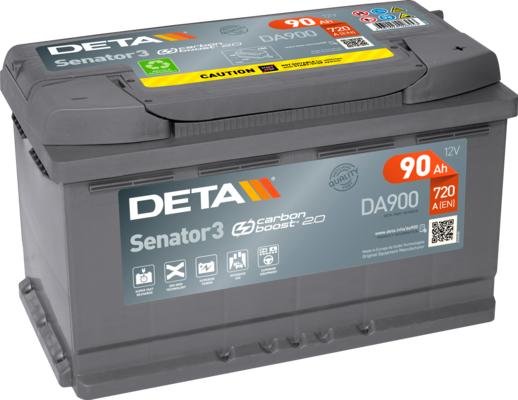 DETA DA900 - Стартерная аккумуляторная батарея, АКБ autodif.ru