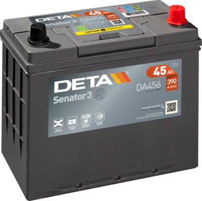 DETA DA456 - Стартерная аккумуляторная батарея, АКБ autodif.ru