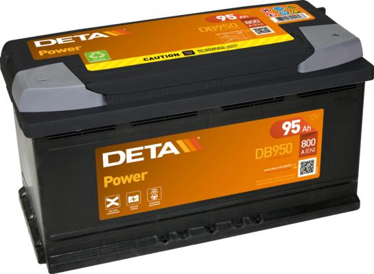 DETA DB950 - Стартерная аккумуляторная батарея, АКБ autodif.ru