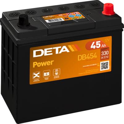 DETA DB454 - Стартерная аккумуляторная батарея, АКБ autodif.ru