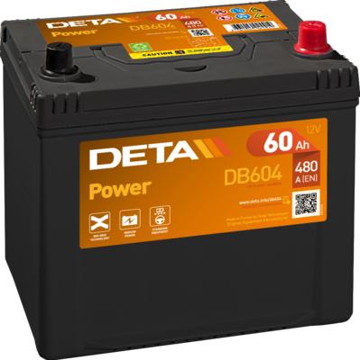 DETA DB604 - Стартерная аккумуляторная батарея, АКБ autodif.ru