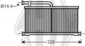 Diederichs DCM1023 - Теплообменник, отопление салона autodif.ru