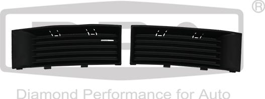 DPA 88530638902 - Решетка радиатора нижняя левая+правая SKODA FAB00-04 autodif.ru
