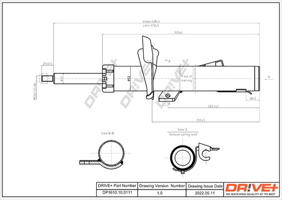 Dr!ve+ DP1610.10.0111 - Амортизатор autodif.ru