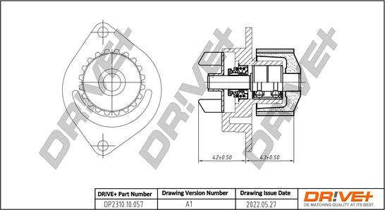 Dr!ve+ DP2310.10.057 - Водяной насос autodif.ru