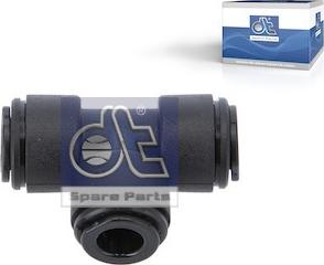 DT Spare Parts 9.85868 - Соединитель T-обр. для трубок D8-D8-D8 пластик не для торм.системы   autodif.ru
