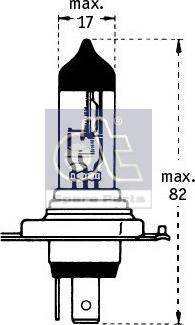 DT Spare Parts 9.78104 - Лампа накаливания autodif.ru