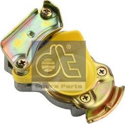 DT Spare Parts 4.60135 - Головка соединительная без клапана желтая M22x1.5 , на прицеп autodif.ru