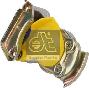 DT Spare Parts 4.60341 - Головка соединительная с клапаном желтая M16x1.5 autodif.ru