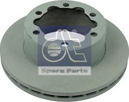 DT Spare Parts 4.67599 - Тормозной диск autodif.ru