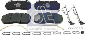 DT Spare Parts 6.95106 - Тормозные колодки, дисковые, комплект autodif.ru