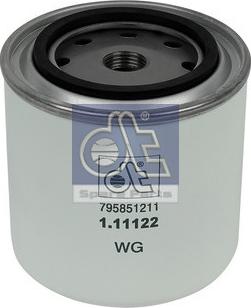 DT Spare Parts 1.11122 - Фильтр охлаждающей жидкости autodif.ru