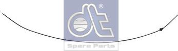 DT Spare Parts 1.22925 - 1.22925_тросик отопителя! L=1302-Scania 4-Series CP-CR-CT autodif.ru