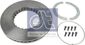DT Spare Parts 2.40550 - Тормозной диск autodif.ru