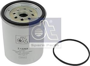 DT Spare Parts 2.12269 - Топливный фильтр autodif.ru