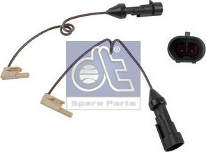 DT Spare Parts 7.36208 - Сигнализатор, износ тормозных колодок autodif.ru