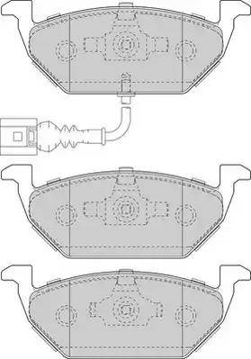 Duron DBP391635 - Тормозные колодки, дисковые, комплект autodif.ru