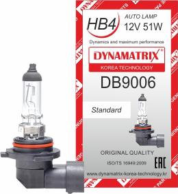 Dynamatrix DB9006 - Лампа накаливания, основная фара autodif.ru