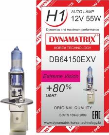 Dynamatrix DB64150EXV - Лампа накаливания, основная фара autodif.ru