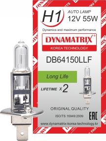 Dynamatrix DB64150LLF - Лампа накаливания, основная фара autodif.ru
