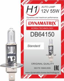 Dynamatrix DB64150 - Лампа накаливания, основная фара autodif.ru