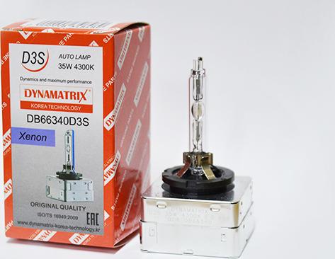 Dynamatrix DB66340D3S - Лампа накаливания, основная фара autodif.ru