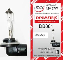 Dynamatrix DB881 - Лампа накаливания, основная фара autodif.ru